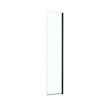 Déflecteur pivotant verre transparent 40cm noir mat - INVENTIV 